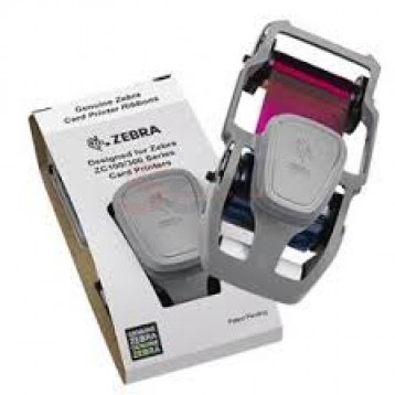 Suprimento Cartucho de Ribbon Colorido YMCKO Para Zebra Card ZC100 e ZC300